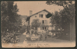 Peseux 1910 - Le Nid - Family In The Garden. See Description - Autres & Non Classés