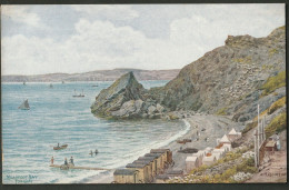 Torquay 1921 - Meadfoot Bay - Painting By Arquinton - Torquay