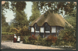 Torquay 1921 - Cockington Lodge With People - Torquay