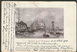 Wismar 1900 - Hafen, Harbour - Wismar