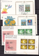 USA 1979/80 8 UN New York /Geneva  First Day Issue Covers  15833 - Collections, Lots & Series