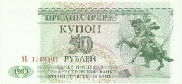 Transnistria ( Moldova ) - 50 Rublei - 1993 ( 1994 ) - Pick: 19 - UNC. - Moldavie