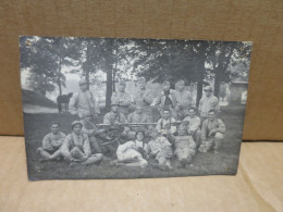 MILITARIA Carte Photo Groupe De Mitrailleurs Mitrailleuse Gros Plan - Guerre 1914-18