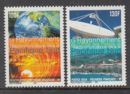 2004 French Polynesia Post & Telecommunications Technology Complete Set Of 2 MNH - Neufs
