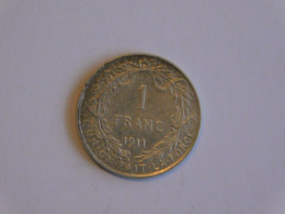 Belgique 1 Franc 1911 - Silver, Argent - 1 Frank