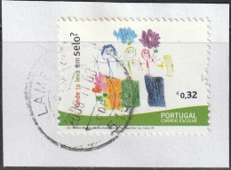 Fragment - Postmark LAMEGO -|- Mundifil Nº 3904 . Correio Escolar - Gebraucht