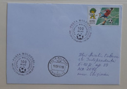 MOLDAVIE MOLDOVIA MOLDOVA 2010 FDC 100 YEARS  FOOTBALL FUSSBALL SOCCER CALCIO FOOT VOETBOL FUTBOL - 2010 – South Africa