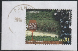 Fragment - Rare Postmark PALHAÇA -|- Mundifil Nº 3759 . Regiões Demarcadas, Vinho Do Dão - Used Stamps