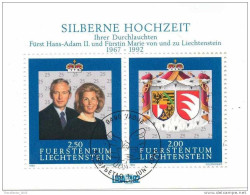 Liechtenstein - Foglietto - Stamps Sheet - Famiglia Reale - Royal Family 1992 - Usados