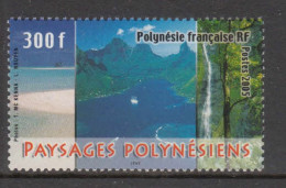 2005 French Polynesia Paysages Landscapes Complete Set Of 1 MNH - Neufs