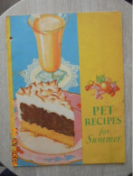 Pet Recipes For Summer - Pet Milk Company 1932 - Noord-Amerikaans
