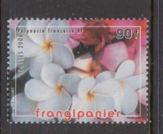 2006 French Polynesia Frangipani Flowers Fleurs SMELL  Complete Set Of 1 MNH - Neufs