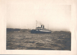 Bateau - Photo Ancienne - Paquebot LE SPHINX , Compagnie Des Messageries Maritimes - Courrier De Chine 14x20 Cm - Paquebots