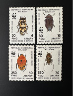 Madagascar Madagaskar 1988 Mi. 1157 - 1160 WWF Insekten Insects Insectes MNH - Nuevos