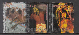 2006 French Polynesia HEIVA Culture Festival Costumes Complete Set Of 3 MNH - Neufs