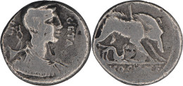 ROME - Denier - HOSODIA - Sanglier Blessé - RRC.407/2 - 17-301 - Republic (280 BC To 27 BC)