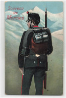 Caste à Système Souvenir De Morcles Soldat Armée Suisse Schweizer Armee Fusiller De Montagne 1915 - Morcles