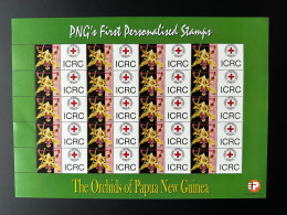 Papua New Guinea PNG 2007 Mi. 1244 Personalized ICRC Croix Rouge Red Cross Rotes Kreuz Comité International Genève - Orchids