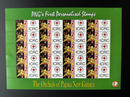 Papua New Guinea PNG 2007 Mi. 1244 Personalized ICRC Croix Rouge Red Cross Rotes Kreuz Comité International Genève - Orchideeën