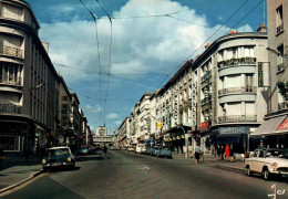 Brest - La Rue De Siam Et L'hôtel De Ville - CITROËN DS , Voiture Ancienne Auto Automobile - Brest