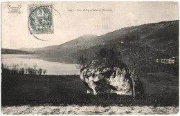 CPA DU LAC D'AIGUEBELETTE  (SAVOIE) - Aiguebelle