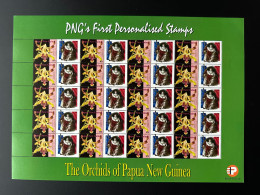 Papua New Guinea PNG 2007 Mi. 1244 Personalized Napoléon Ier Bonaparte Empereur Emperor (II) Orchids Flowers - Orchidee