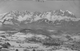 E2576) KITZBÜHEL  - Hahnenkamm - Gg. Kaisergebirge - Alte FOTO AK - Kitzbühel