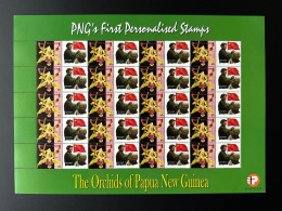 Papua New Guinea PNG 2007 Mi. 1244 Personalized Mao Zedong Tsé-Tung Chine China Orchids Flag Drapeau Fahne Flowers - Orchids