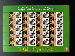 Papua New Guinea PNG 2007 Mi. 1244 Personalized ICRC Croix Rouge Red Cross Rotes Kreuz Henry Henri Dunant Orchids Flower - Papua New Guinea