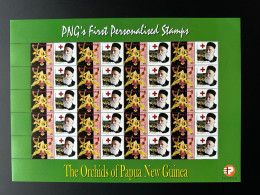 Papua New Guinea PNG 2007 Mi. 1244 Personalized ICRC Croix Rouge Red Cross Rotes Kreuz Henry Henri Dunant Orchids Flower - Henry Dunant