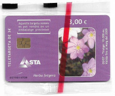 Andorra - STA - STA-0156 - Herba Fetgera, Gem5 Red, 05.2007, 3€, 10.000ex, NSB - Andorre