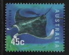 Australia 1998 MNH Sc 1703 45c Manta Ray - Ungebraucht