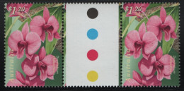 Australia 1998 MNH Sc 1684 $1.20 Dendroblum Phalaenopsis Orchids Gutter Pair - Ungebraucht