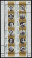 Australia 1998 MNH Sc 1634 Legendary Olympians Sheet Of 12 - Ungebraucht