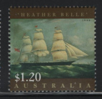 Australia 1998 MNH Sc 1633 $1.20 Heather Belle Sailing Ship - Nuevos