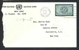 NATIONS UNIES Ca.1956: LSC De New York à Long Island - Covers & Documents