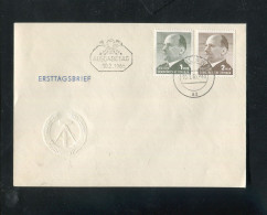 "DDR" 1963, Mi. 968/969 FDC (5526) - 1950-1970