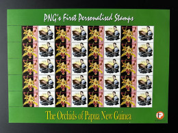 Papua New Guinea PNG 2007 Mi. 1244 Personalized Walt Disney Movies Art Mickey Mouse Orchids Flowers - Papouasie-Nouvelle-Guinée