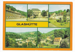 8245  GLASHÜTTE  (Kr. DIPPOLDISWALDE)   -  MEHRBILD  1986 - Glashütte