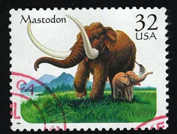 1996 Mastodon Michel US 2737 Stamp Number US 3079 Yvert Et Tellier US 2512 Stanley Gibbons US 3212 Used - Used Stamps