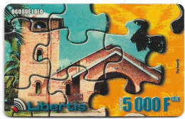 Gabon - Libertis - Ogooue Lolo, Exp.30.09.2002, GSM Refill 5.000FCFA, Used - Gabon