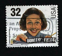 1996 Dorothy Fields Michel US 2766 Stamp Number US 3102 Yvert Et Tellier US 2543 Stanley Gibbons US 3237 Used - Oblitérés