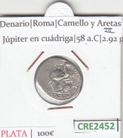 CRE2452 MONEDA REPUBLICA ROMANA DENARIO PLATA VER DESCRIPCION EN FOTO  - República (-280 / -27)