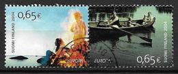 Finlande 2004 N° 1671A Oblitérés En Paire Europa Vacances - Used Stamps
