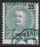 Portuguese Congo – 1898 King Carlos 25 Réis Used Stamp - Congo Portugais