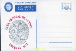 259930 MNH ANDORRA. Vegueria 1982 COPA DEL MUNDO DE FUTBOL. ESPAÑA-82 - Episcopale Vignetten