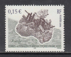 2006 French Southern And Antarctic Territory TAAF Rutile Minerals Geology Complete Set Of 1  MNH - Neufs