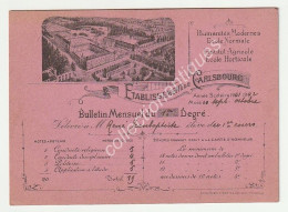 Bulletin Mensuel Du 1er Degré - Etablissement De Carlsbourg - René Jeanbaptiste - Sept.octobre 1941 - Imp. D'art St-Luc - Paliseul