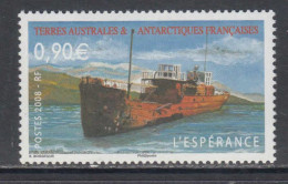 2008 French Southern And Antarctic Territory TAAF L'Esperance Ships Complete Set Of 1  MNH - Ungebraucht