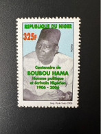 Niger 2006 Mi. 2001 Centenaire De BOUBOU HAMA Homme Politique Et écrivain Nigérien 1906 - 2006 MNH ** 1 Val. - Níger (1960-...)